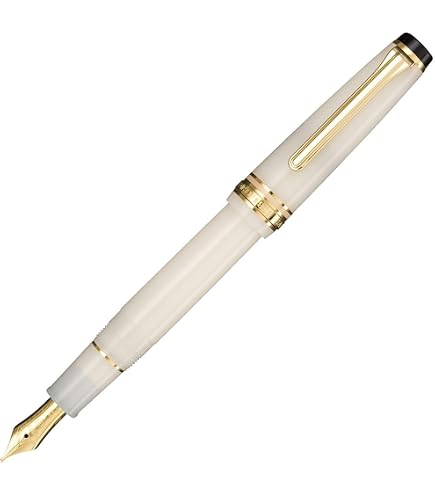 セーラー万年筆 Sailor 1911 Large Black GT 21K Gold Medium Fine